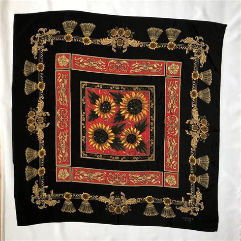 hermes sunflower scarf